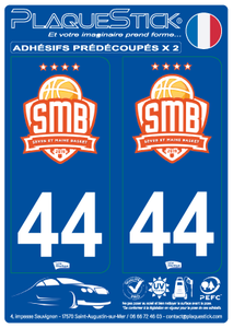 44 -Sèvre-et-Maine "Basket" PlaqueStick