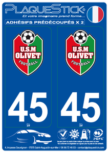 45 -Olivet "USM" Football PlaqueStick