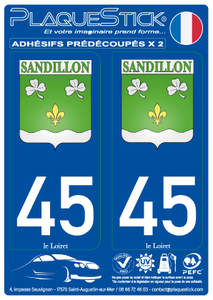 45 -Sandillon "Blason"