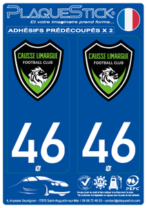 46 -Causse-Limargue "FC" PlaqueStick