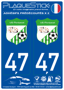 47 -Montpezat "US" PlaqueStick