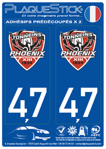 Tonneins "Phoenix" XIII PlaqueStick