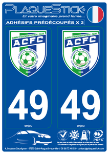 49 -Aubry-Chaudron "FC" PlaqueStick