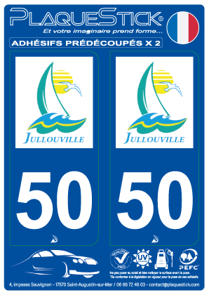 50 -Jullouville-les-Pins PlaqueStick
