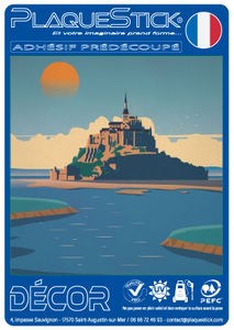 50 -Le Mont Saint-Michel "Vintage" Décor