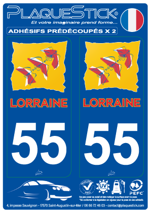 55 -Lorraine PlaqueStick
