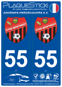 55 -Othe-Montmedy "Football Club" PlaqueStick