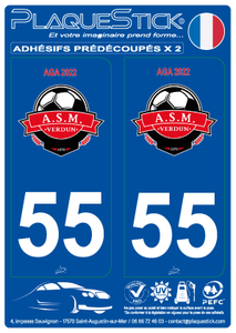 55 -Verdun "ASM" PlaqueStick