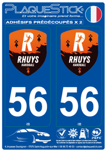 56 -Arzon "Rhuys-Handball" PlaqueStick