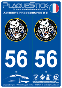 56 -Auray - An Alre "Handball" PlaqueStick