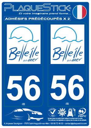 56 -Belle-Île-en-Mer PlaqueStick
