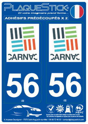 56 -Carnac PlaqueStick