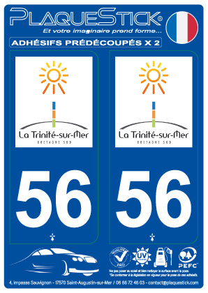 56 -La Trinité-sur-Mer PlaqueStick