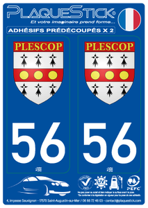56 -Plescop "blason"