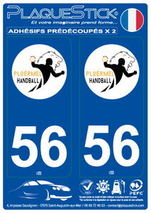 56 -Ploërmel "Handball Club" PlaqueStick