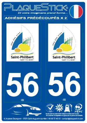 56 -Saint-Philibert PlaqueStick