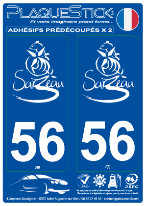 56 -Sarzeau PlaqueStick