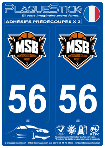 56 -Sulniac "Montagnards" Basket PlaqueStick