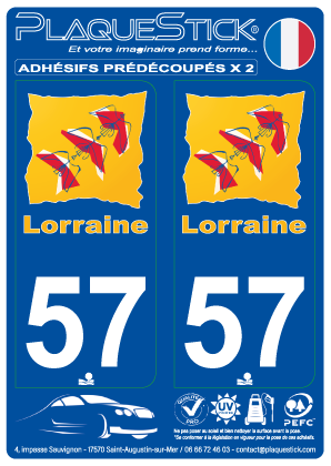 57 -Lorraine PlaqueStick