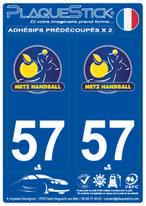 57 -Metz "Handball" PlaqueStick
