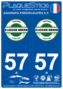 57 -Thionville "SOCCER" Arena PlaqueStick