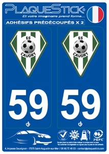 59 -Caudry "ES" PlaqueStick