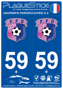 59 -Douai "FFD" PlaqueStick