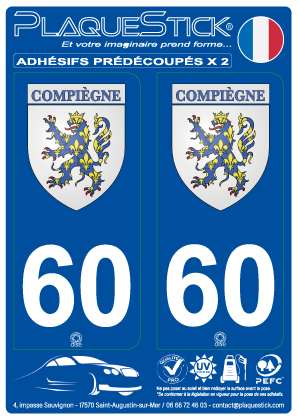 Pin’s Blason De Compiègne – Émaillé – Fabrication Française – Collection Tourisme
