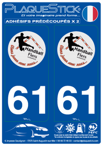61 -Flers "Handball" PlaqueStick