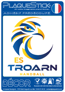 61 -Troarn "ES" Handball, Décor PlaqueStick