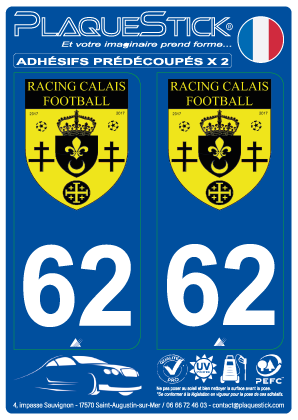 62 -Calais-Racing-Football PlaqueStick