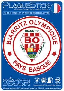 64 -Biarritz-Olympique "Décor" A6 Rond