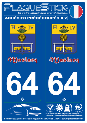 64 -Maslacq PlaqueStick