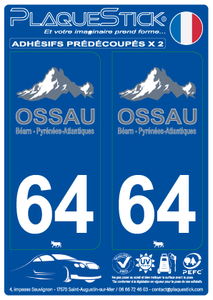 64 -Ossau PlaqueStick