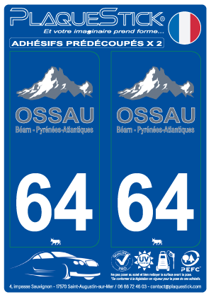 64 -Ossau PlaqueStick