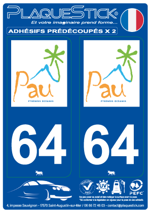 64 -Pau PlaqueStick