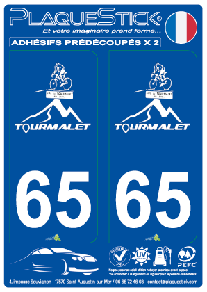 65 -Tourmalet PlaqueStick