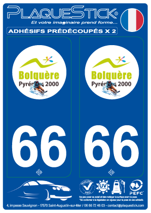 66 -Bolquère PlaqueStick