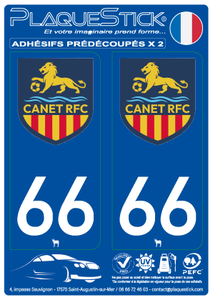 66 -Canet-en-Roussillon "RFC" Blason