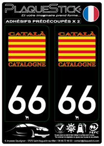66 -Català - Catalogne "Fond noir"