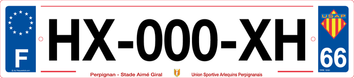 66 -Plaque immatriculation 