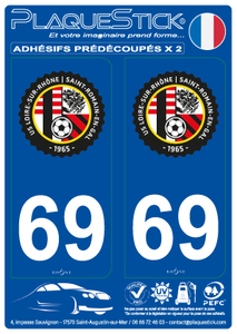 69 -Loire-sur-Rhône - Saint-Romain-en-Gal "US" PlaqueStick