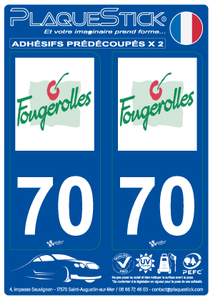 70 -Fougerolles PlaqueStick