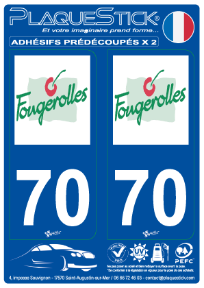 70 -Fougerolles PlaqueStick