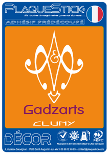 71 -Cluny - Gadzart's  "Décor" PlaqueStick