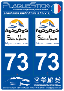 73 -Aussois PlaqueStick