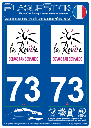 73 -La Rosière PlaqueStick