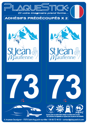 73 -Saint-Jean-de-Maurienne PlaqueStick