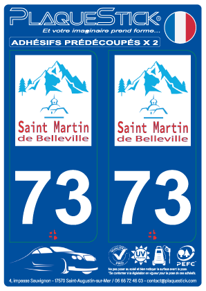 73 -Saint-Martin-de-Belleville PlaqueStick