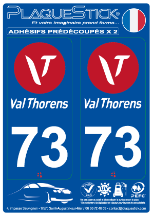 73 -Val Thorens PlaqueStick
